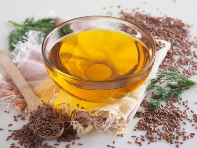Aceite de linhaça - un remedio de enema para vermes